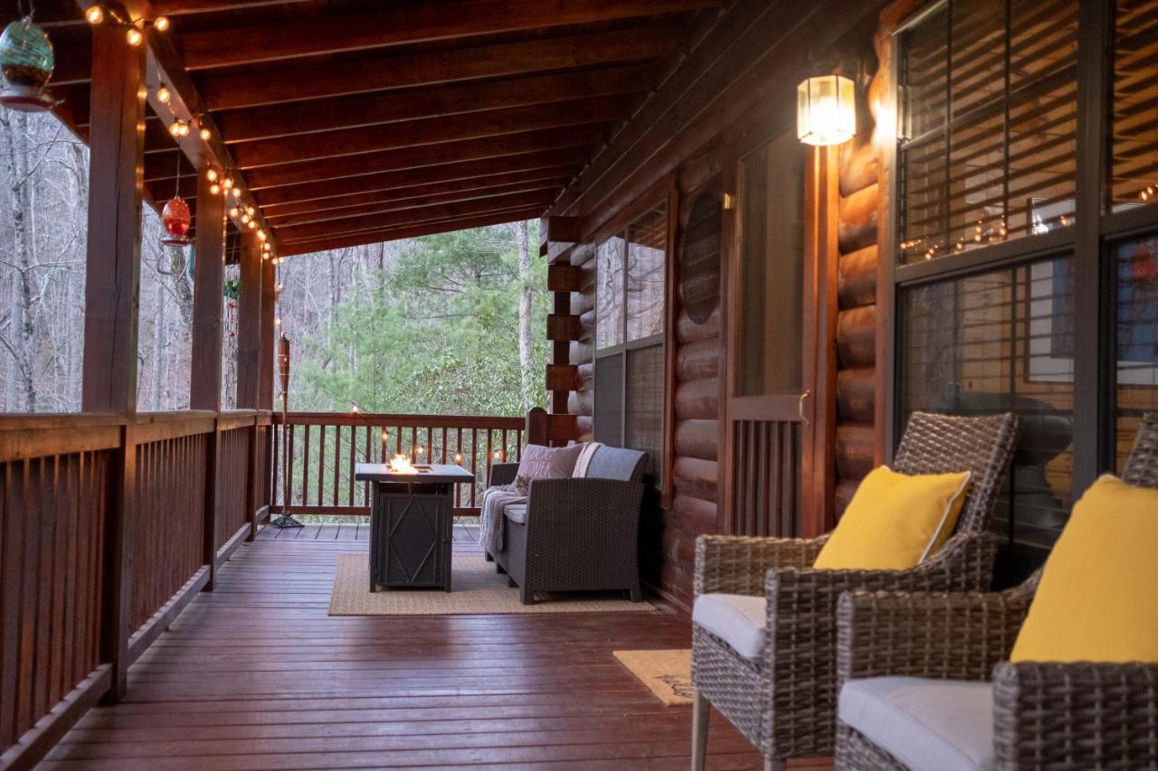 Three Dog Night - Pet-Friendly Cabin With Hot Tub Villa Блу Ридж Екстериор снимка