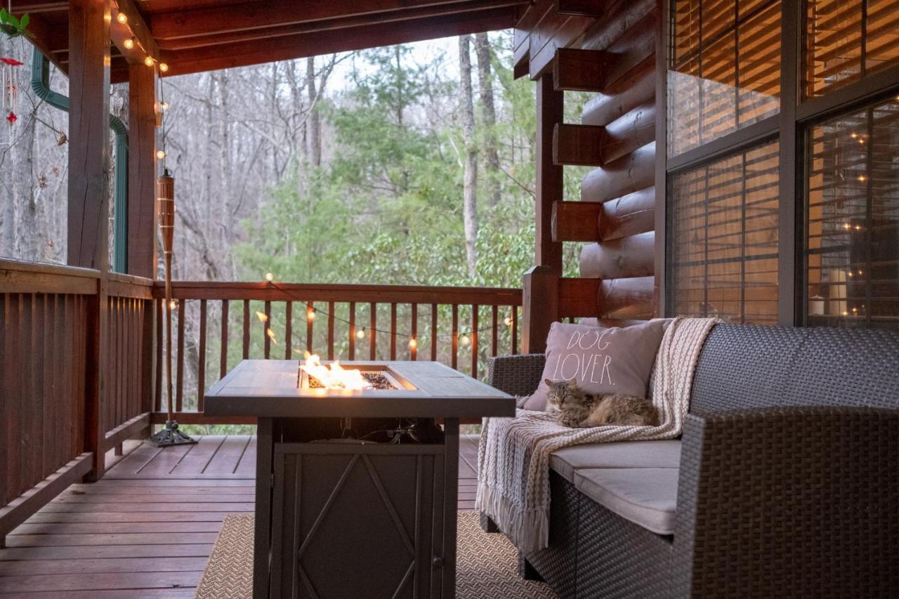 Three Dog Night - Pet-Friendly Cabin With Hot Tub Villa Блу Ридж Екстериор снимка