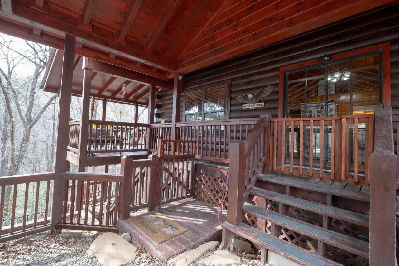 Three Dog Night - Pet-Friendly Cabin With Hot Tub Villa Блу Ридж Екстериор снимка