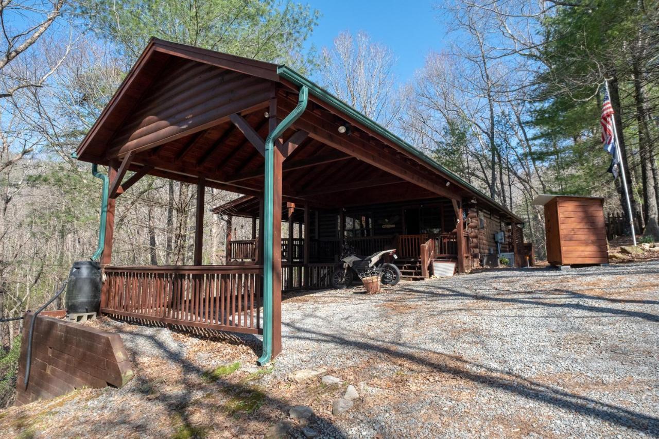Three Dog Night - Pet-Friendly Cabin With Hot Tub Villa Блу Ридж Екстериор снимка